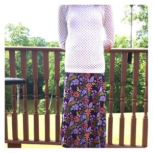 Purple Flower skirt